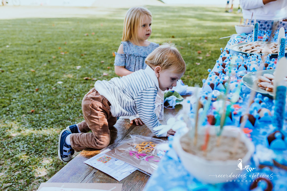 Aniversário Infantil com Tema Fundo do Mar realizado em Mairinque - SP