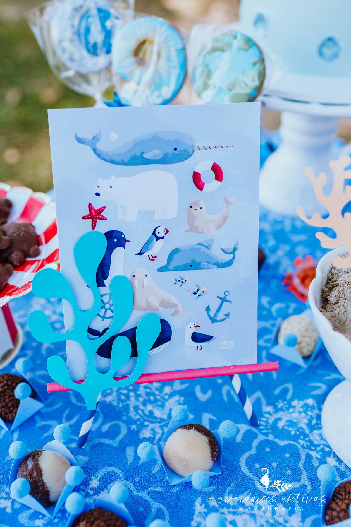 Aniversário Infantil com Tema Fundo do Mar realizado em Mairinque - SP