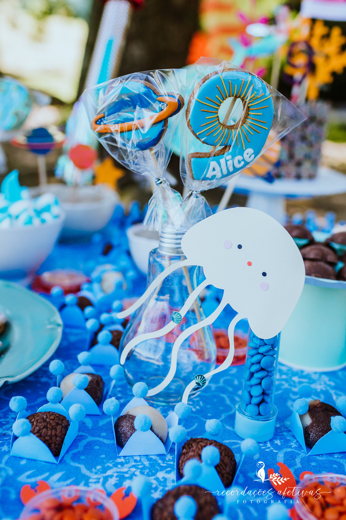 Aniversário Infantil com Tema Fundo do Mar realizado em Mairinque - SP