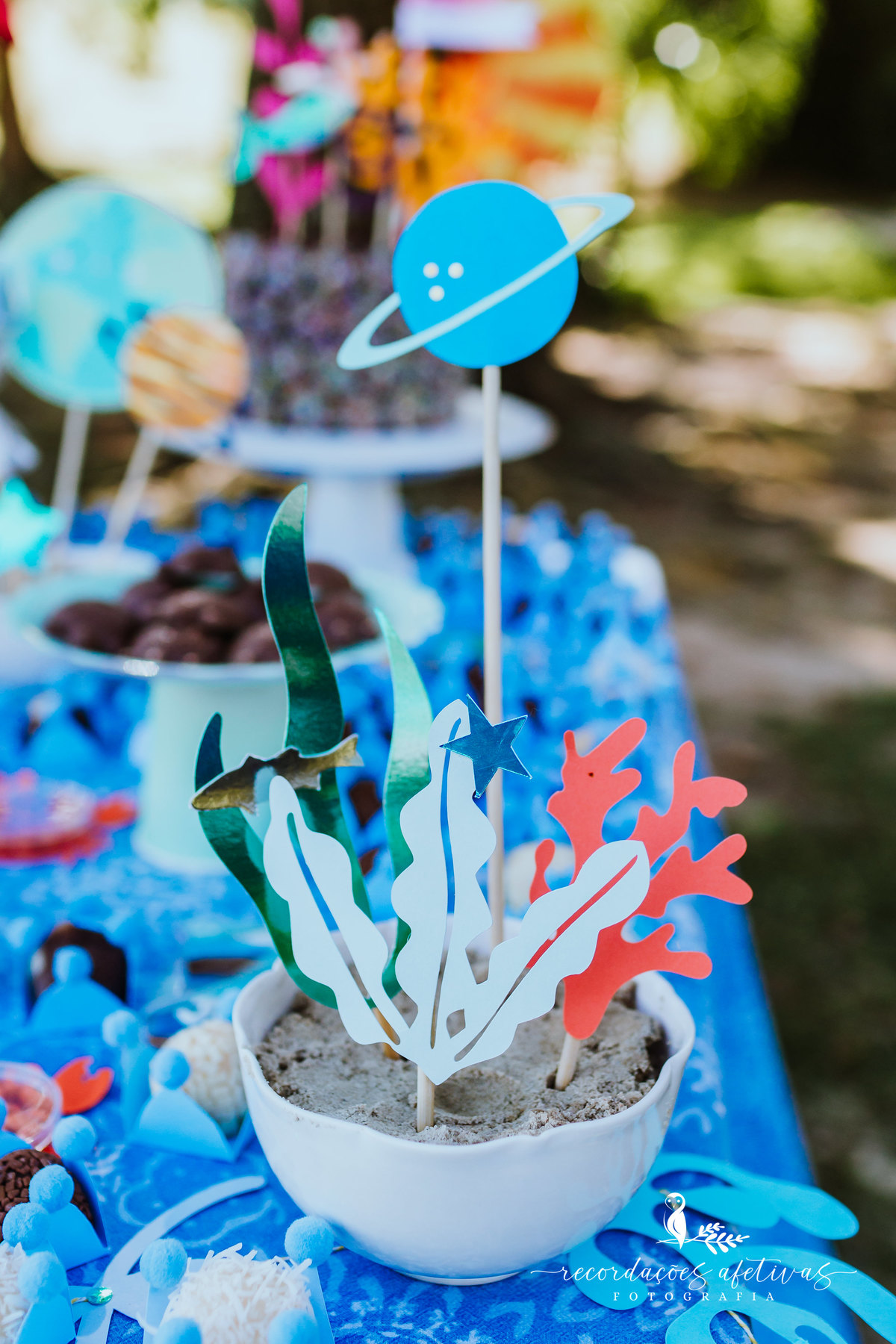 Aniversário Infantil com Tema Fundo do Mar realizado em Mairinque - SP