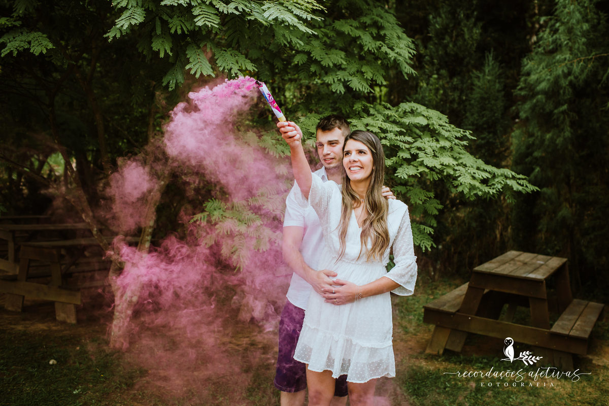 Ensaio Revelação Realizado no Restaurante Quinta do Olivardo em São Roque - SP