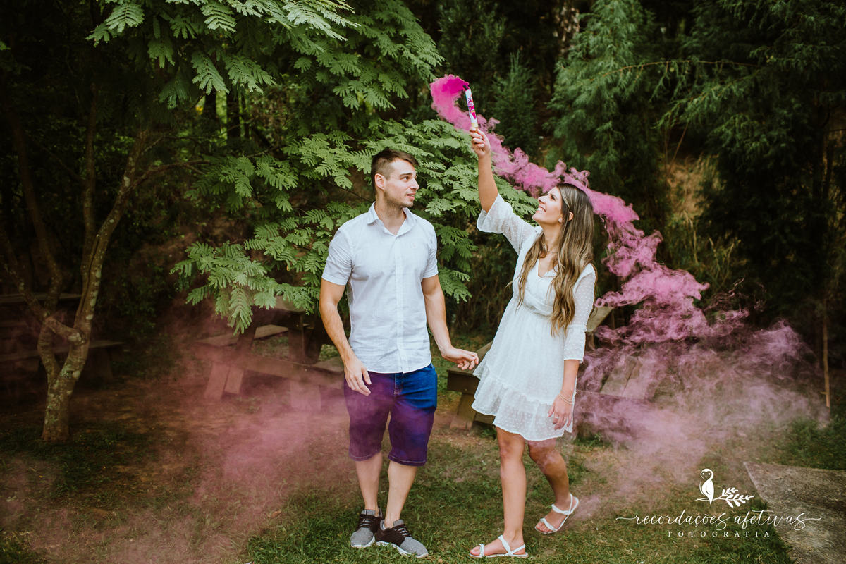 Ensaio Revelação Realizado no Restaurante Quinta do Olivardo em São Roque - SP