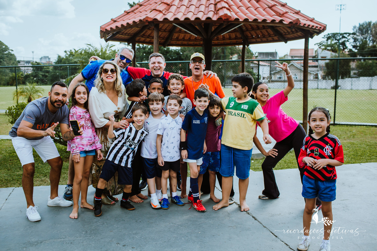 Aniversário de Menino com Tema Champion League realizado na Afresp em Osasco - SP