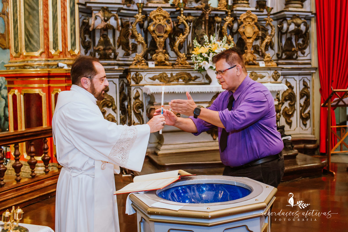 Batizado realizado na Igreja Nossa Senhora da Candelária em Itu - SP