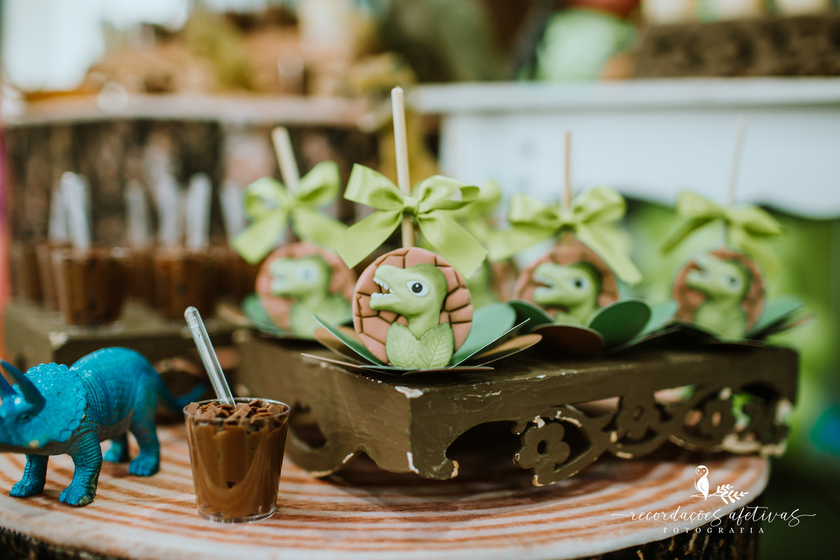 Aniversário de Menino com tema Dinossauros realizado no Buffet Festar em São Roque