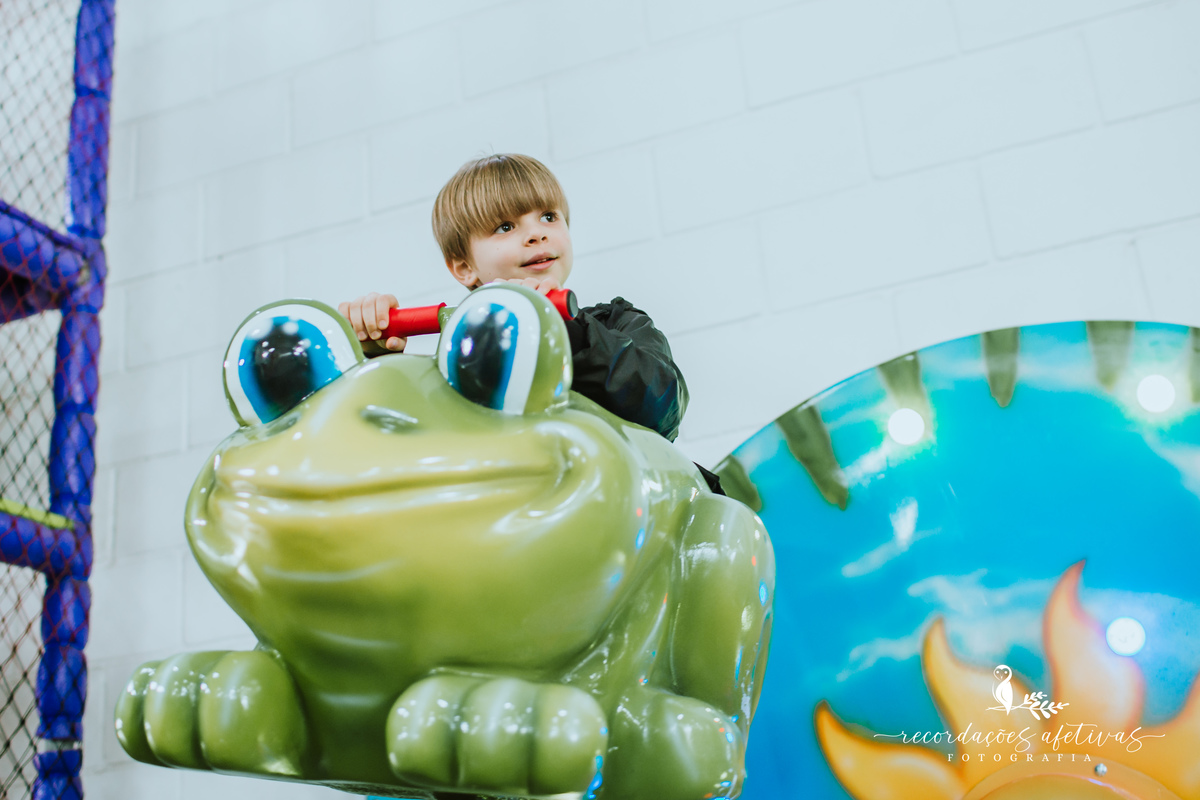 Aniversário de Menino com tema Dinossauros realizado no Buffet Festar em São Roque