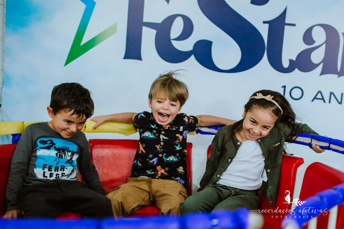 Aniversário de Menino com tema Dinossauros realizado no Buffet Festar em São Roque