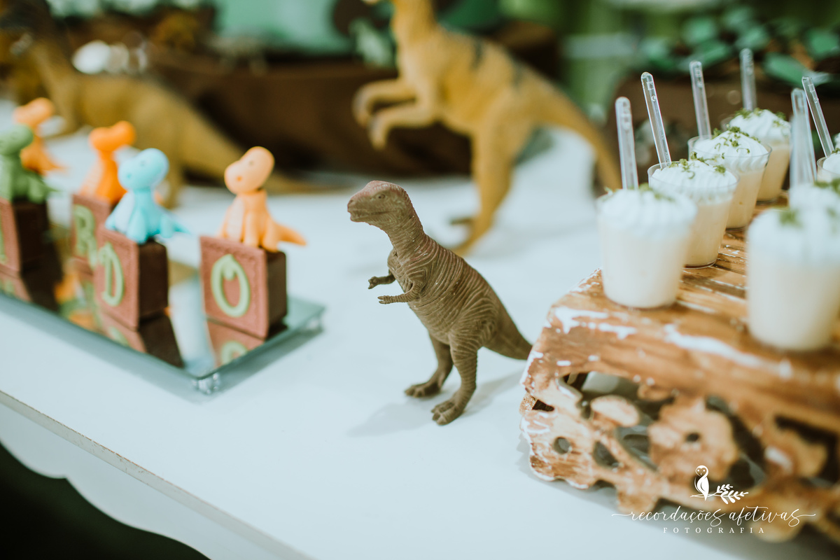 Aniversário de Menino com tema Dinossauros realizado no Buffet Festar em São Roque