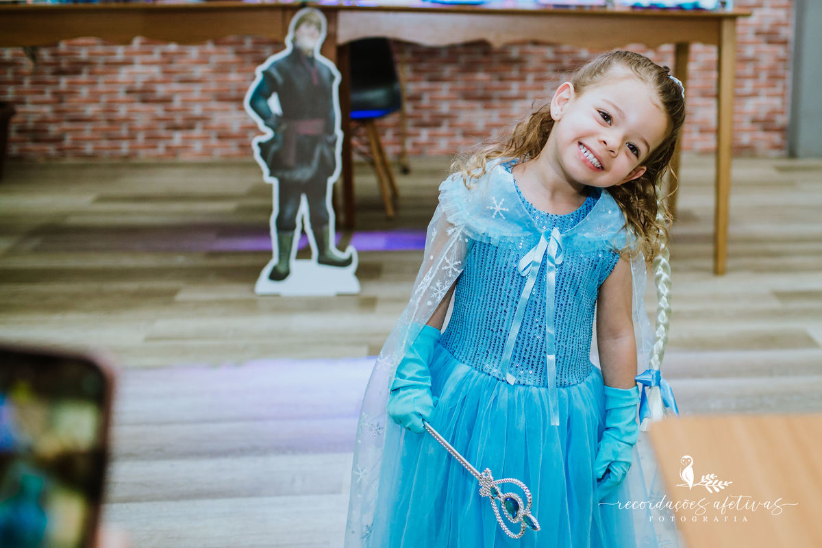 Aniversario Infantil com Tema Frozen realizado no Buffet Viva São Roque
