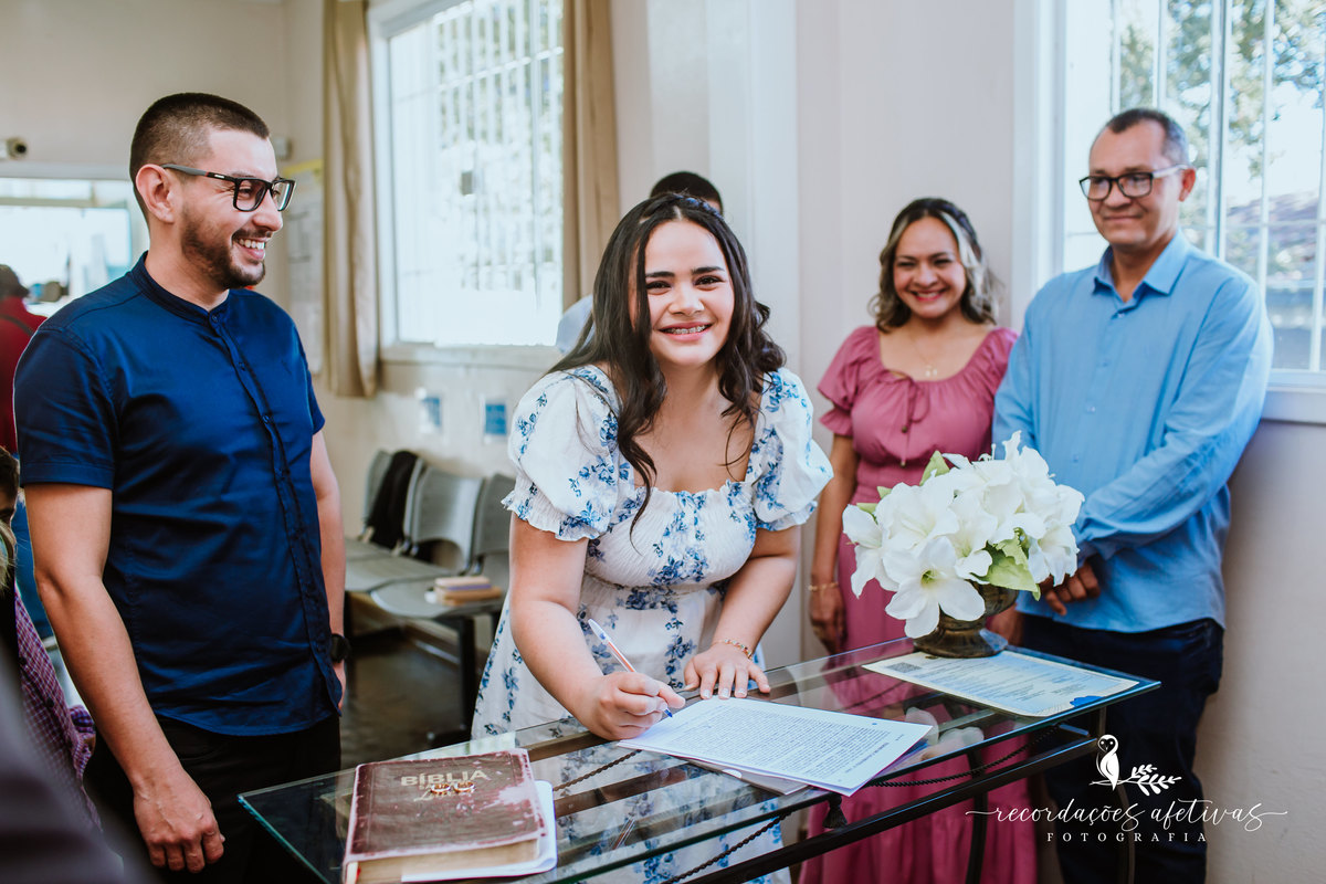 Casamento civil realizado em Ibiuna - SP