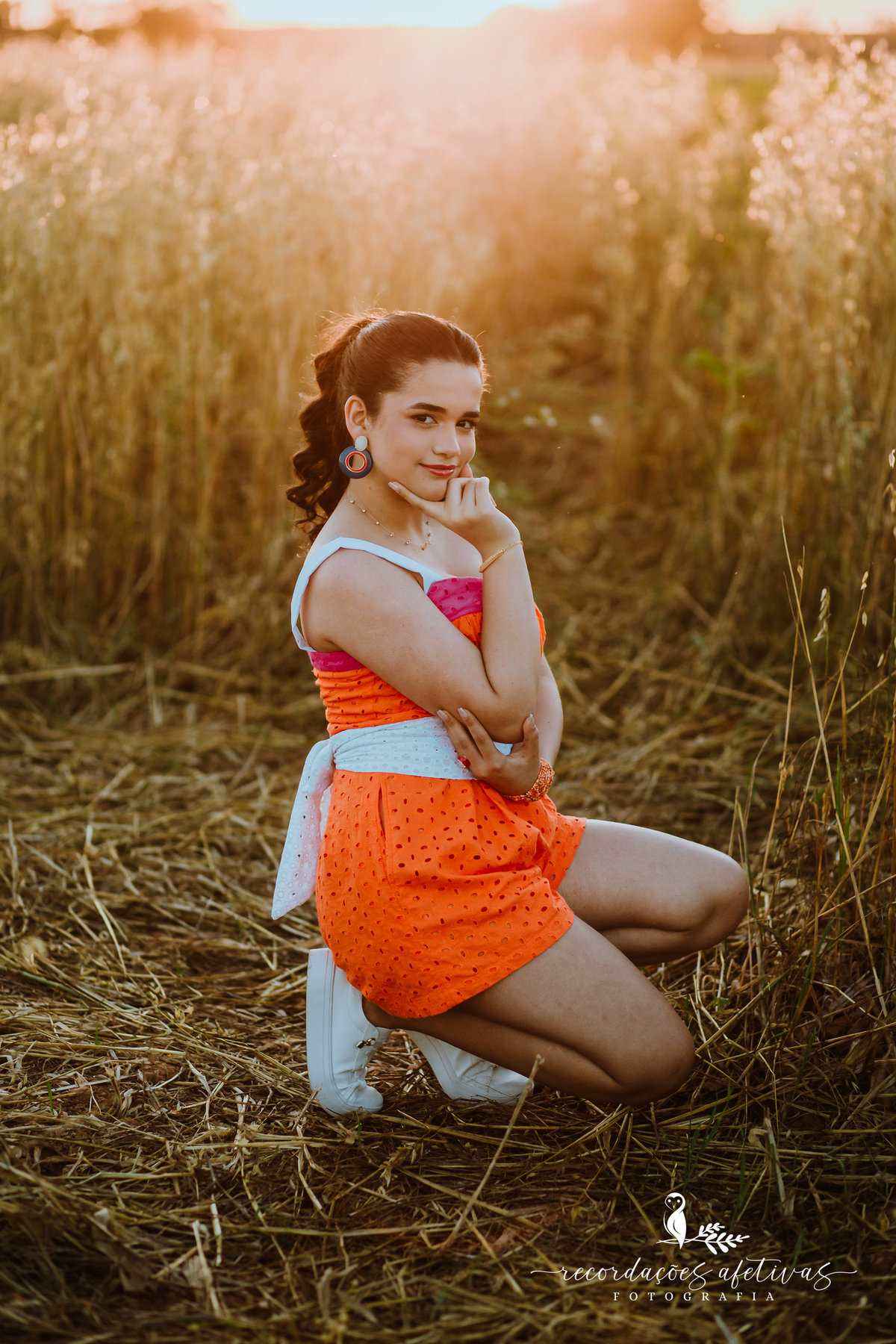 Ensaio 15 Anos realizado em Holambra, Cidade das Flores em SP