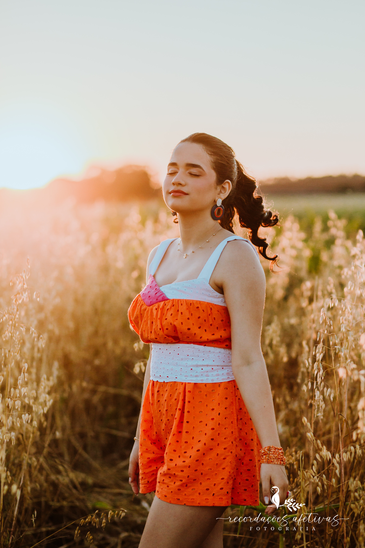 Ensaio 15 Anos realizado em Holambra, Cidade das Flores em SP
