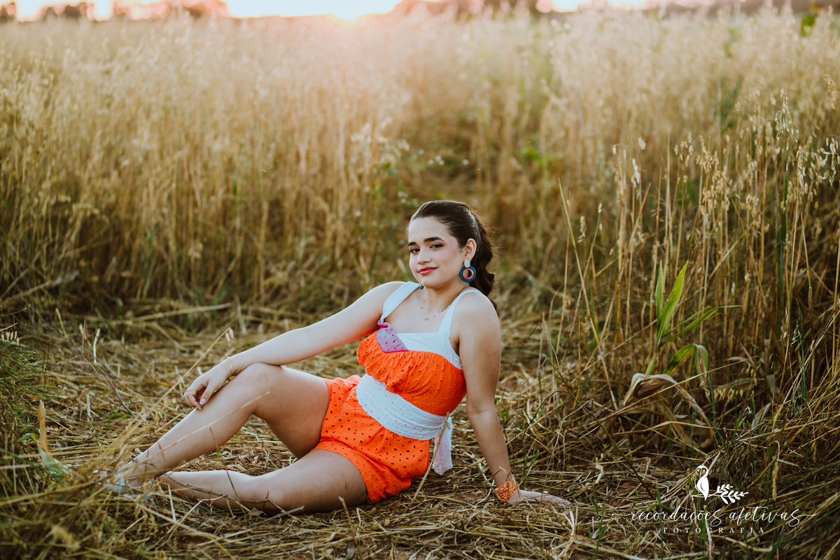 Ensaio 15 Anos realizado em Holambra, Cidade das Flores em SP