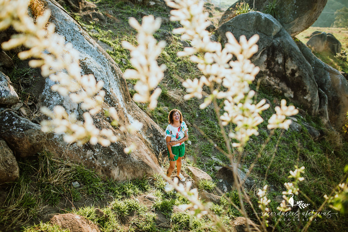Ensaio Feminino realizado no Pico da Lua, em São Roque - SP