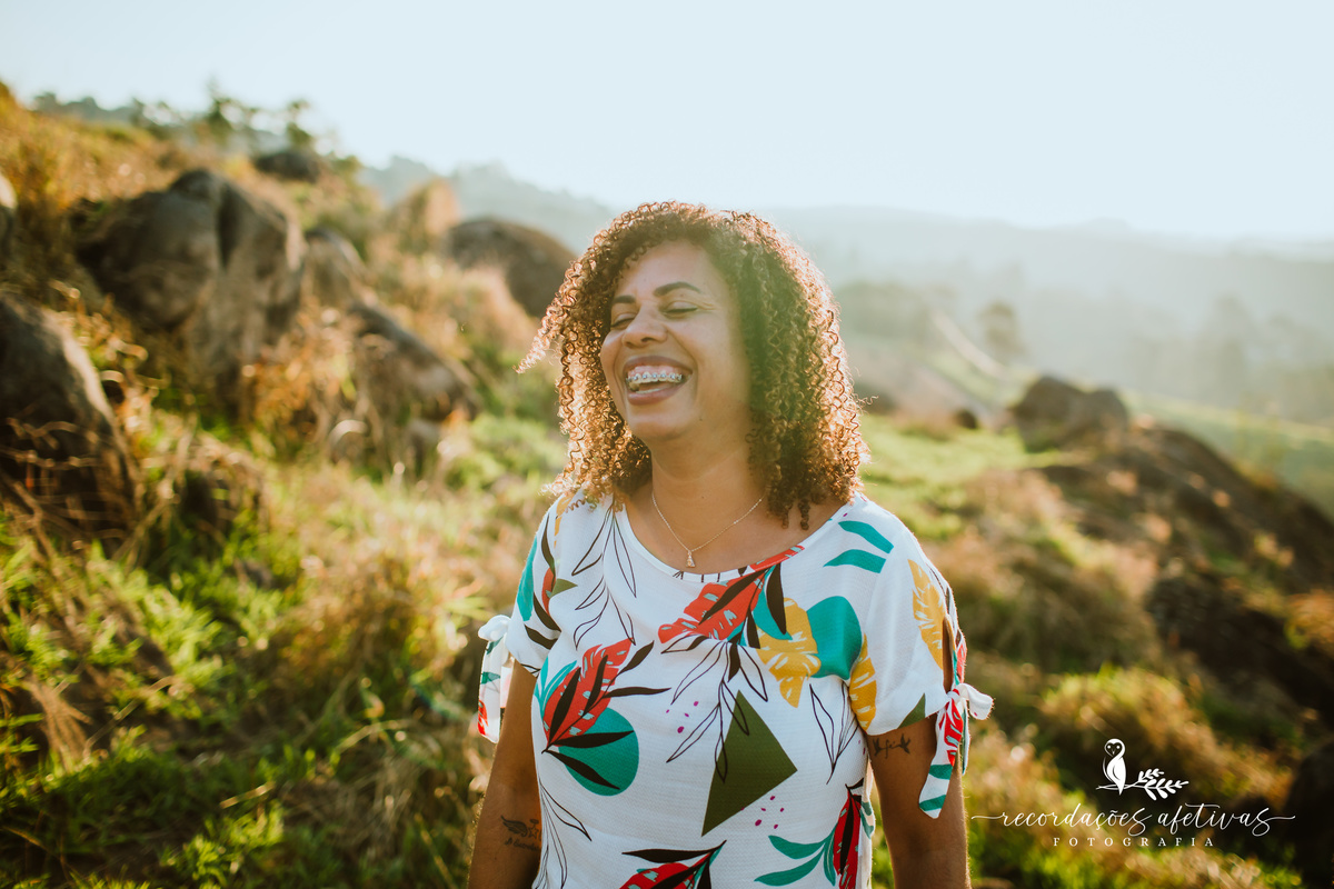Ensaio Feminino realizado no Pico da Lua, em São Roque - SP
