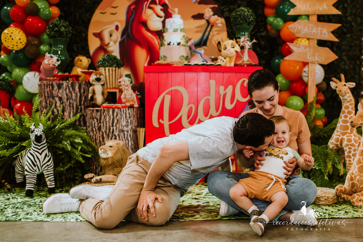 Aniversário Infantil com Tema O Rei Leão, realizado no Buffet No Meio do Mato em Itu - SP