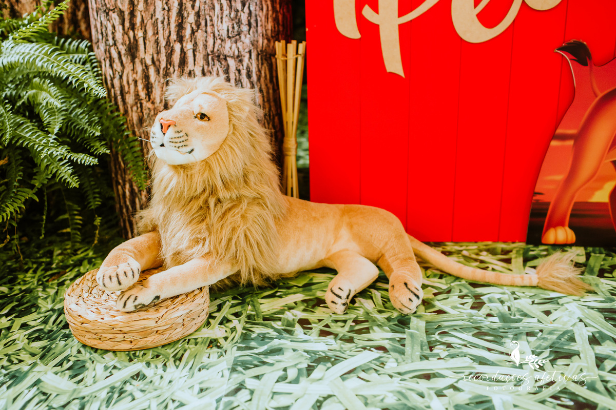 Aniversário Infantil com Tema O Rei Leão, realizado no Buffet No Meio do Mato em Itu - SP