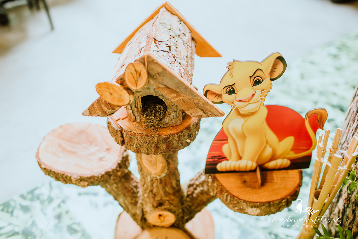 Aniversário Infantil com Tema O Rei Leão, realizado no Buffet No Meio do Mato em Itu - SP