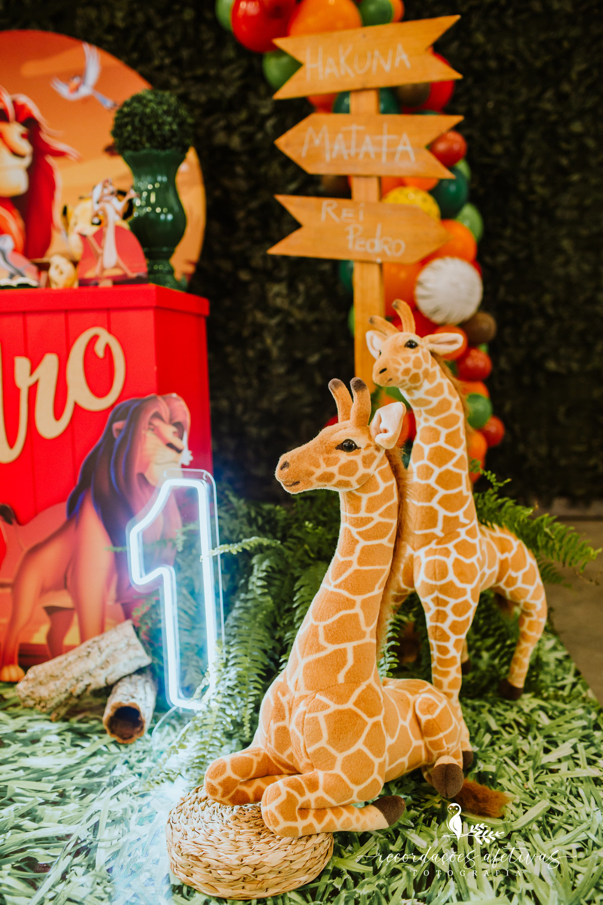 Aniversário Infantil com Tema O Rei Leão, realizado no Buffet No Meio do Mato em Itu - SP