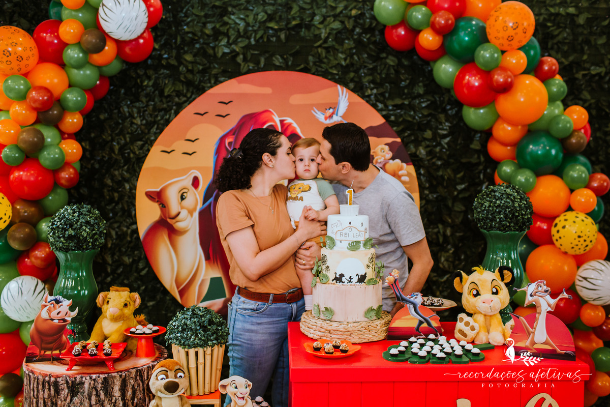 Aniversário Infantil com Tema O Rei Leão, realizado no Buffet No Meio do Mato em Itu - SP