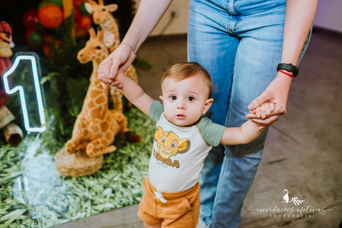 Aniversário Infantil com Tema O Rei Leão, realizado no Buffet No Meio do Mato em Itu - SP