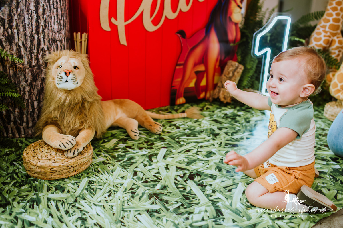 Aniversário Infantil com Tema O Rei Leão, realizado no Buffet No Meio do Mato em Itu - SP