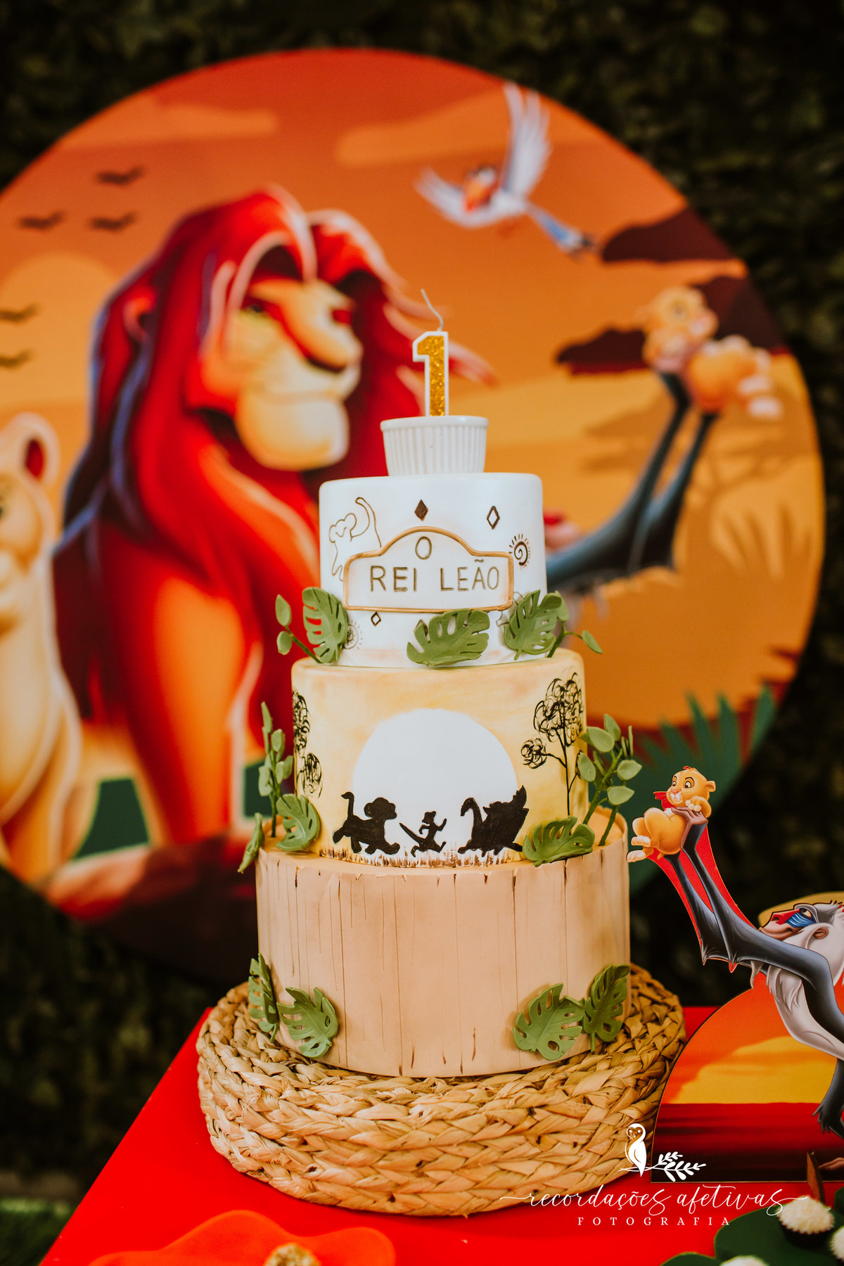 Aniversário Infantil com Tema O Rei Leão, realizado no Buffet No Meio do Mato em Itu - SP