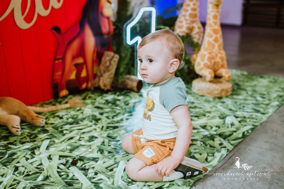 Aniversário Infantil com Tema O Rei Leão, realizado no Buffet No Meio do Mato em Itu - SP