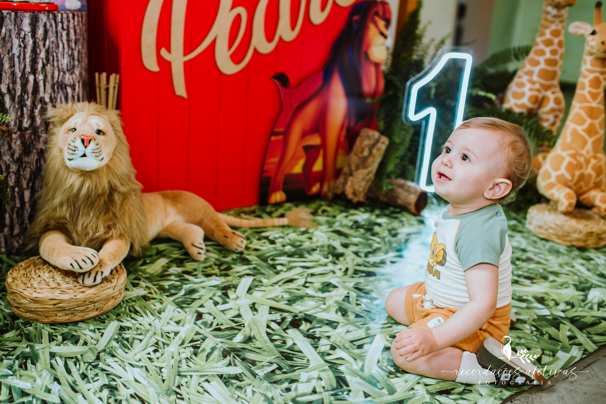 Aniversário Infantil com Tema O Rei Leão, realizado no Buffet No Meio do Mato em Itu - SP