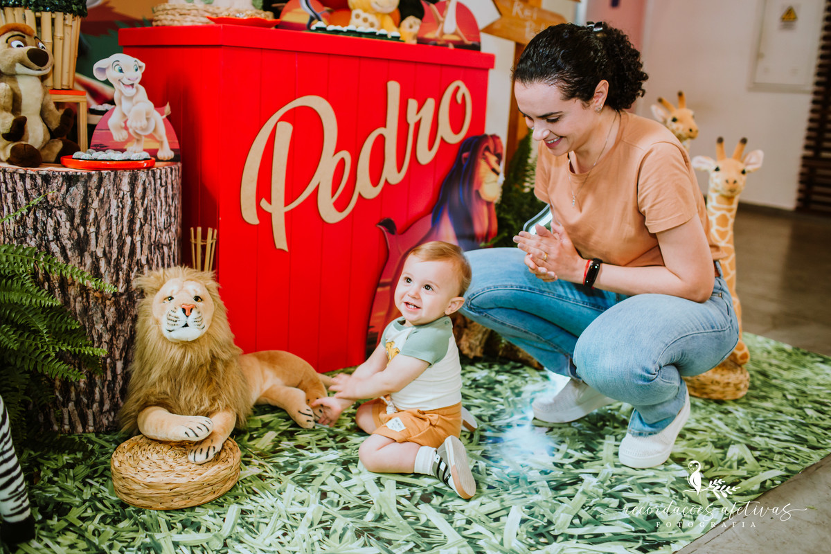 Aniversário Infantil com Tema O Rei Leão, realizado no Buffet No Meio do Mato em Itu - SP