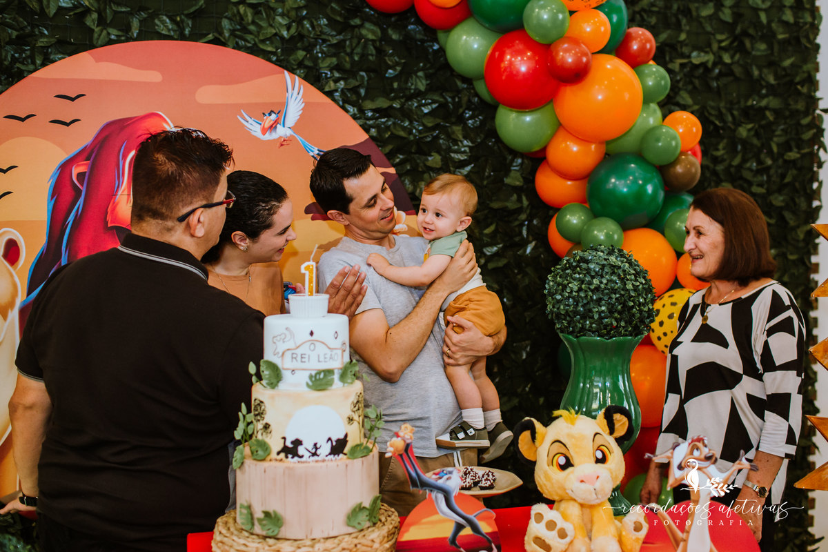 Aniversário Infantil com Tema O Rei Leão, realizado no Buffet No Meio do Mato em Itu - SP