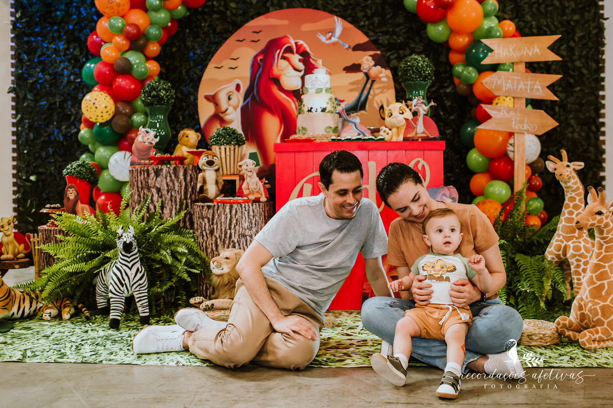 Aniversário Infantil com Tema O Rei Leão, realizado no Buffet No Meio do Mato em Itu - SP