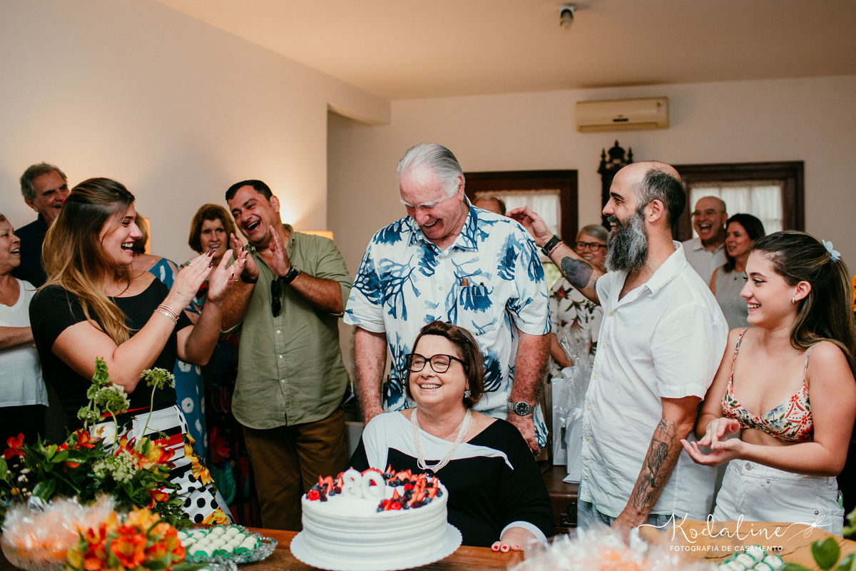 Aniversário lindo de 80 anos realizado no condomínio Terras de São José, em Itu - SP