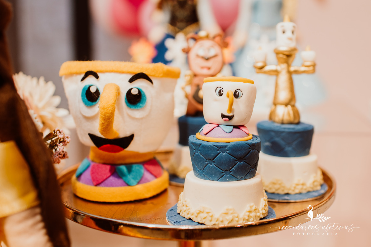 Aniversário de menina com tema Princesas Disney realizado no Buffet Festaria em SP