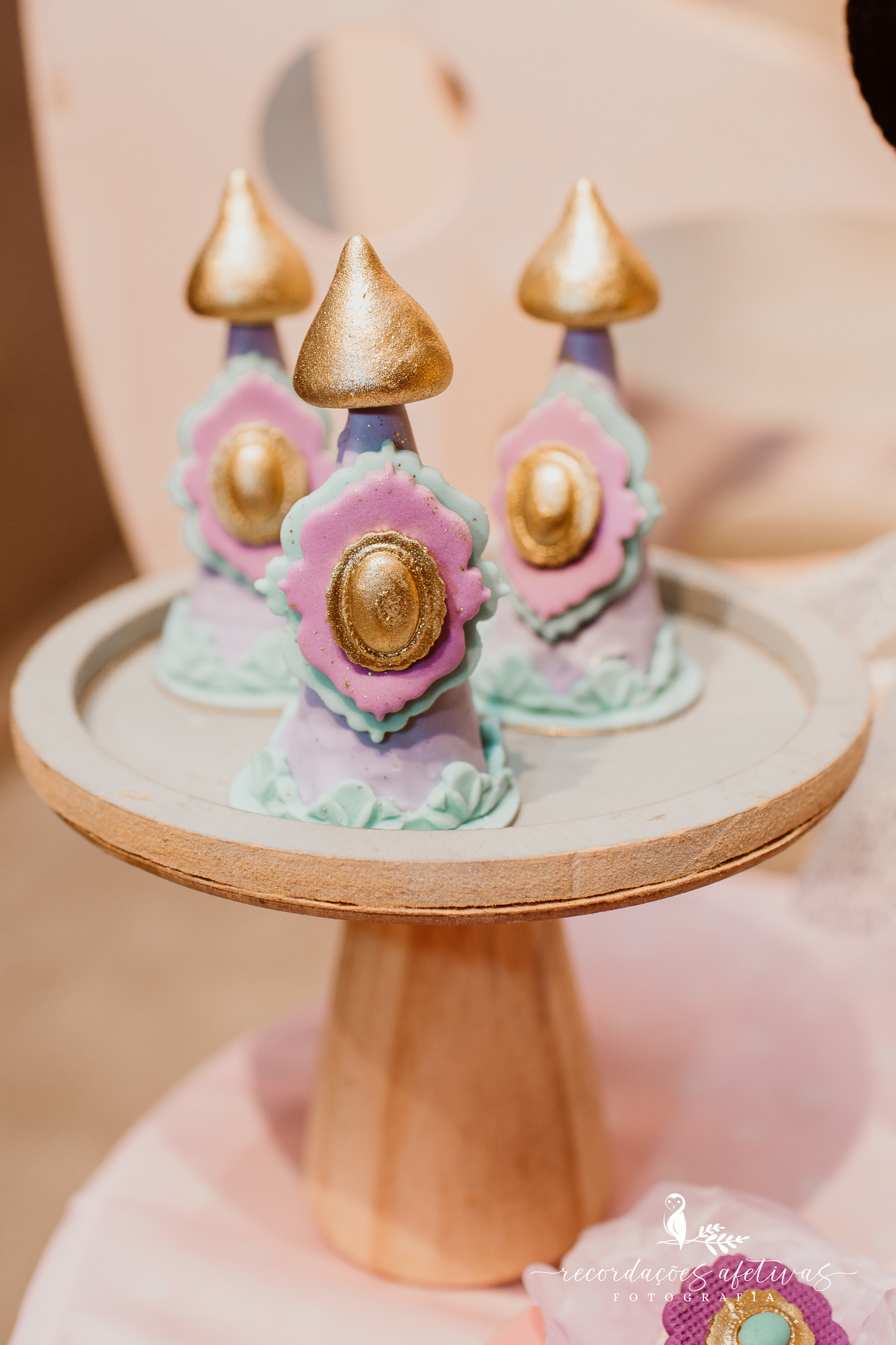 Aniversário de menina com tema Princesas Disney realizado no Buffet Festaria em SP