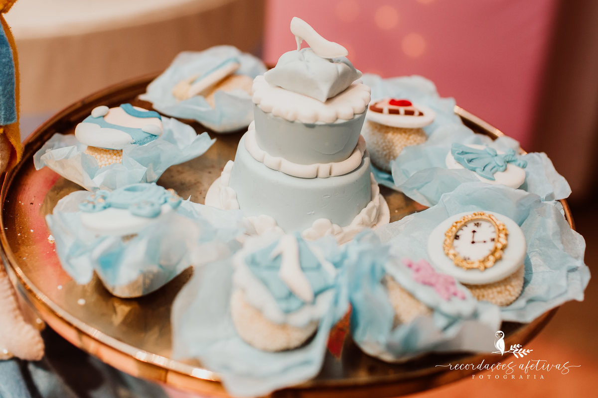 Aniversário de menina com tema Princesas Disney realizado no Buffet Festaria em SP