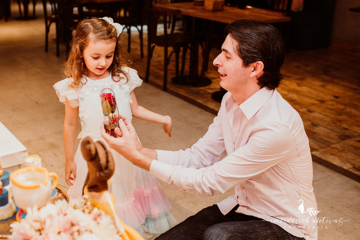 Aniversário de menina com tema Princesas Disney realizado no Buffet Festaria em SP