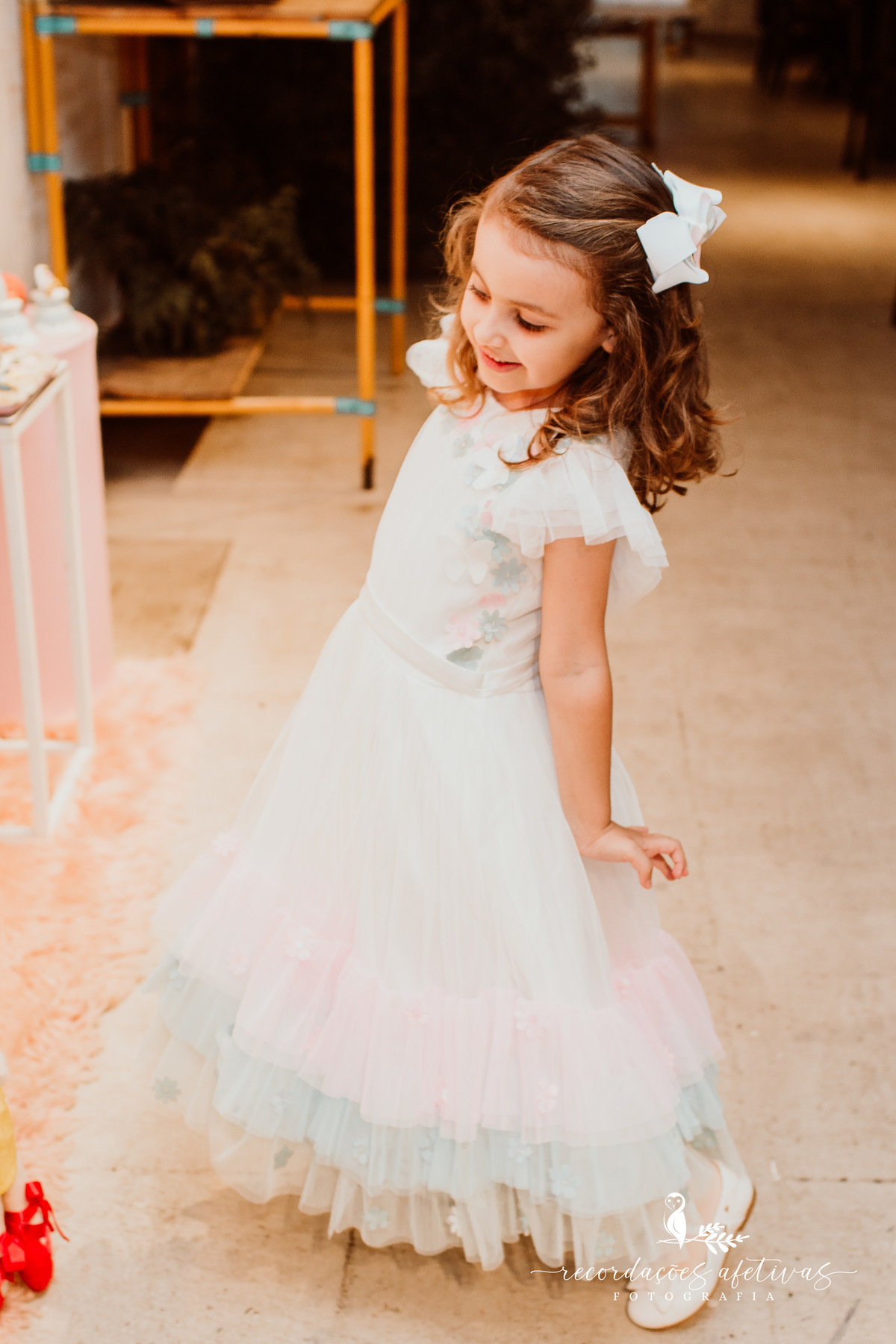 Aniversário de menina com tema Princesas Disney realizado no Buffet Festaria em SP