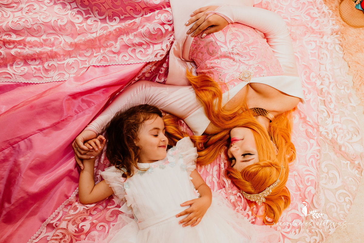 Aniversário de menina com tema Princesas Disney realizado no Buffet Festaria em SP