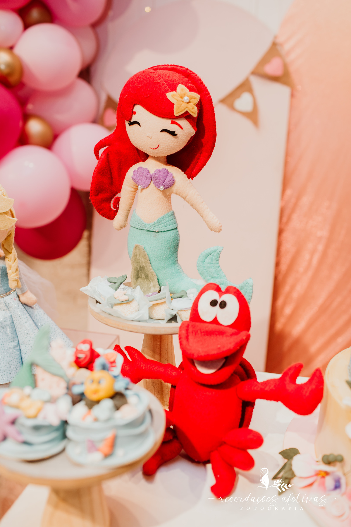 Aniversário de menina com tema Princesas Disney realizado no Buffet Festaria em SP