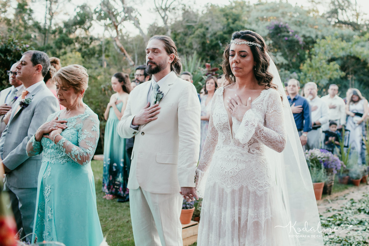 Casamento com cerimônia xamânica realizado no Restaurante Stefano e Making-Of noiva realizado no Espaço Garden em São Roque - SP