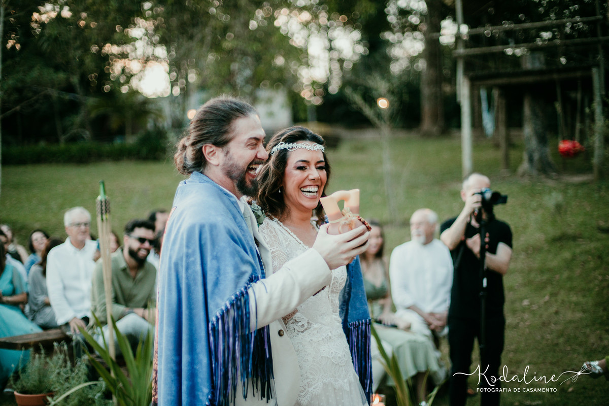Casamento com cerimônia xamânica realizado no Restaurante Stefano e Making-Of noiva realizado no Espaço Garden em São Roque - SP