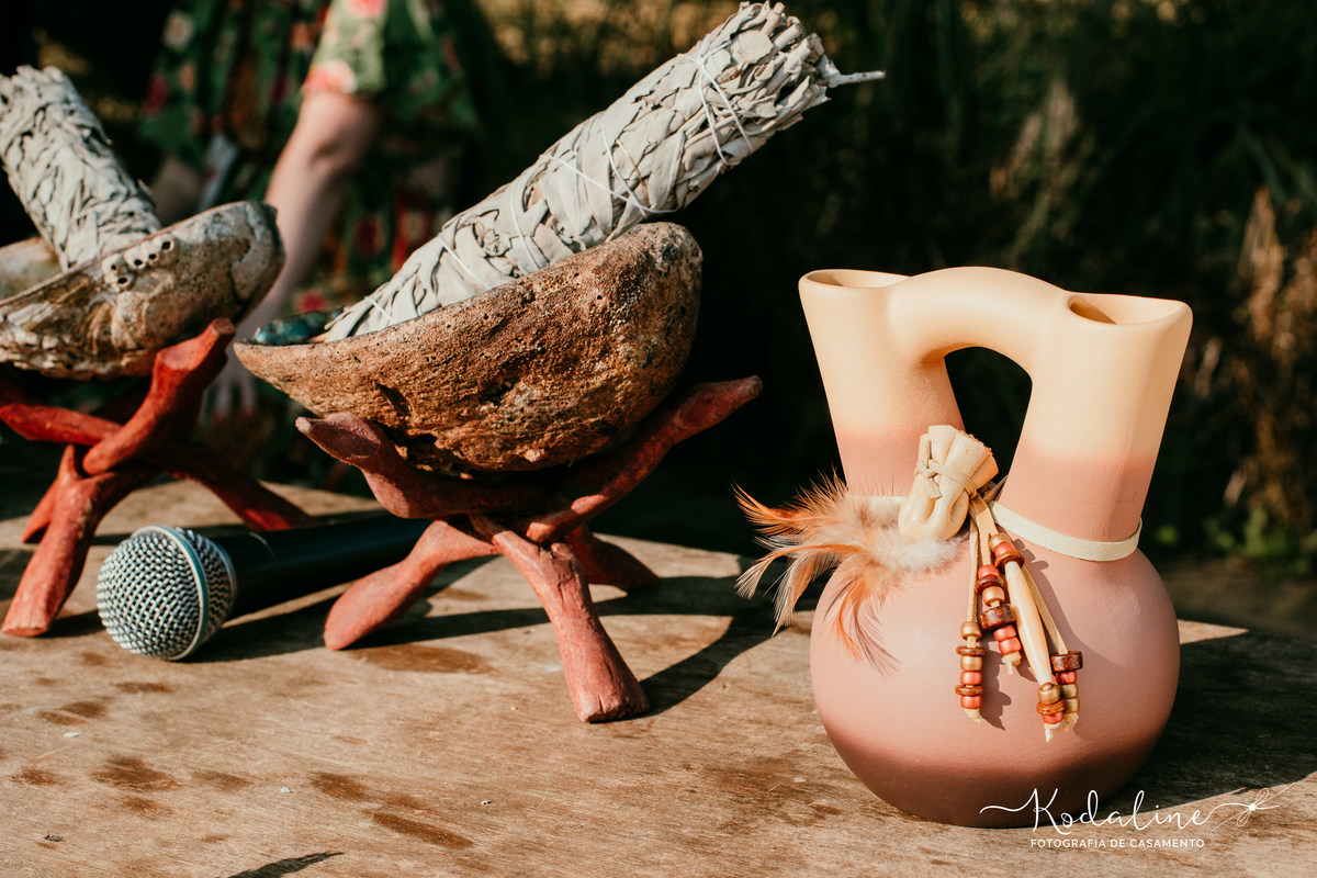 Casamento com cerimônia xamânica realizado no Restaurante Stefano e Making-Of noiva realizado no Espaço Garden em São Roque - SP