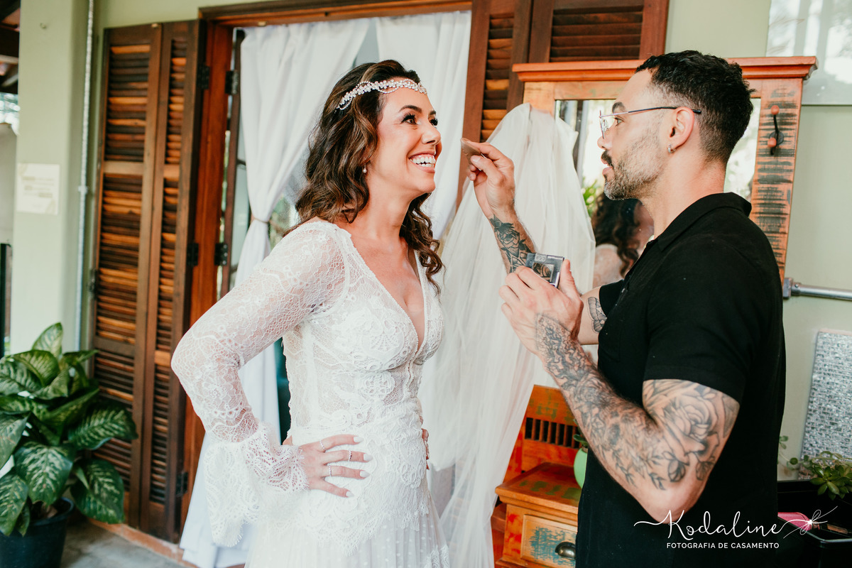 Casamento com cerimônia xamânica realizado no Restaurante Stefano e Making-Of noiva realizado no Espaço Garden em São Roque - SP