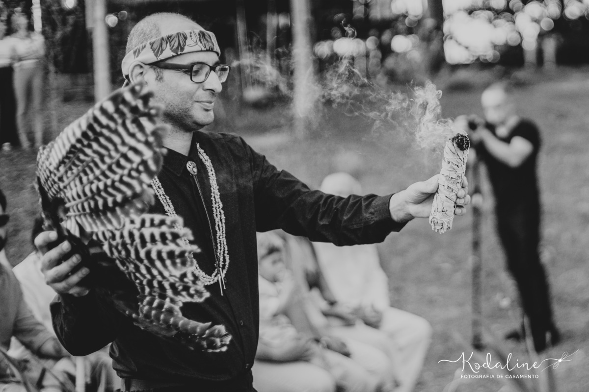 Casamento com cerimônia xamânica realizado no Restaurante Stefano e Making-Of noiva realizado no Espaço Garden em São Roque - SP