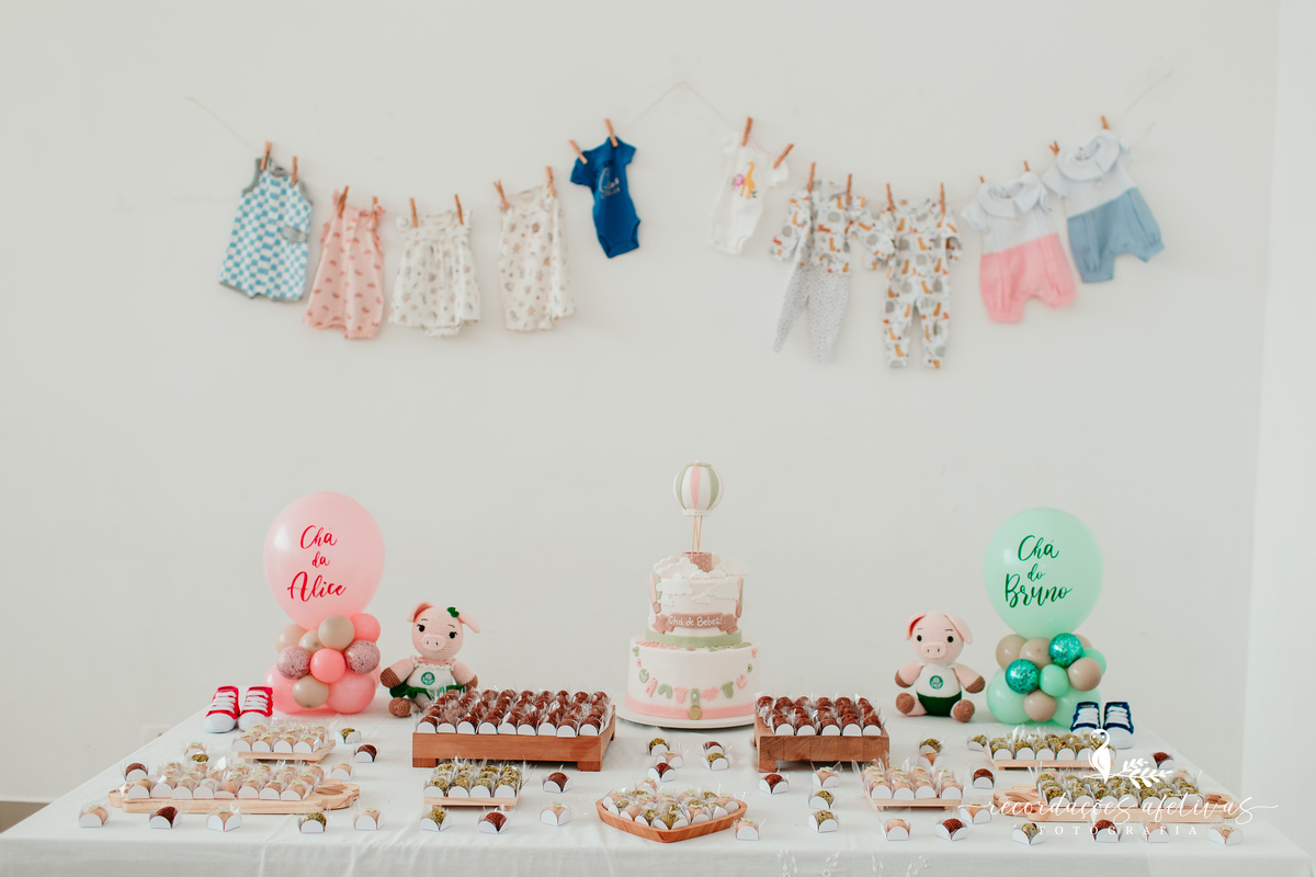 Chá de Fraldas realizado no Condomínio Saint Paul em Itu - SP