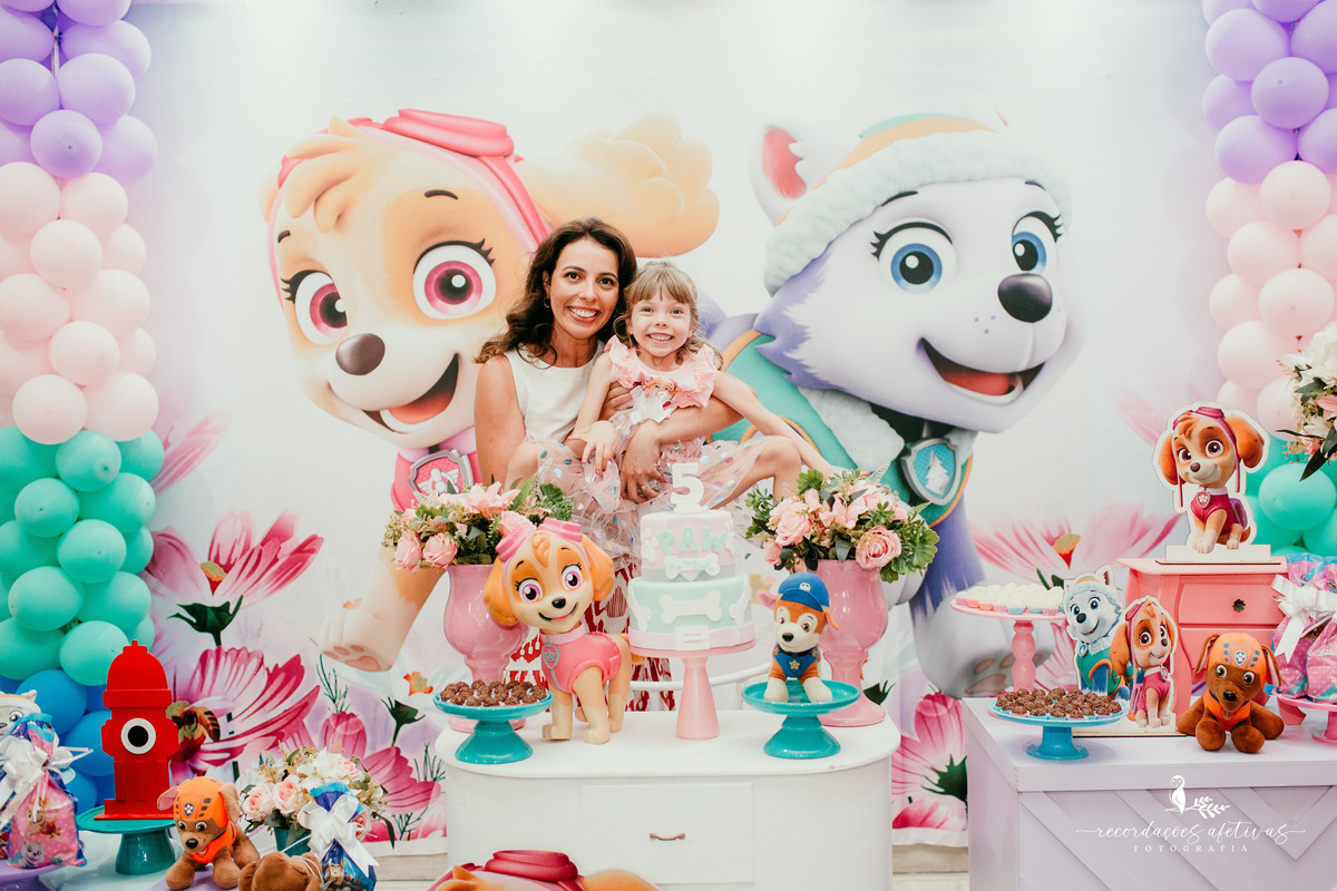Aniversário Infantil com tema Patrulha Canina realizado no Buffet Trem da Alegria em Salto - SP