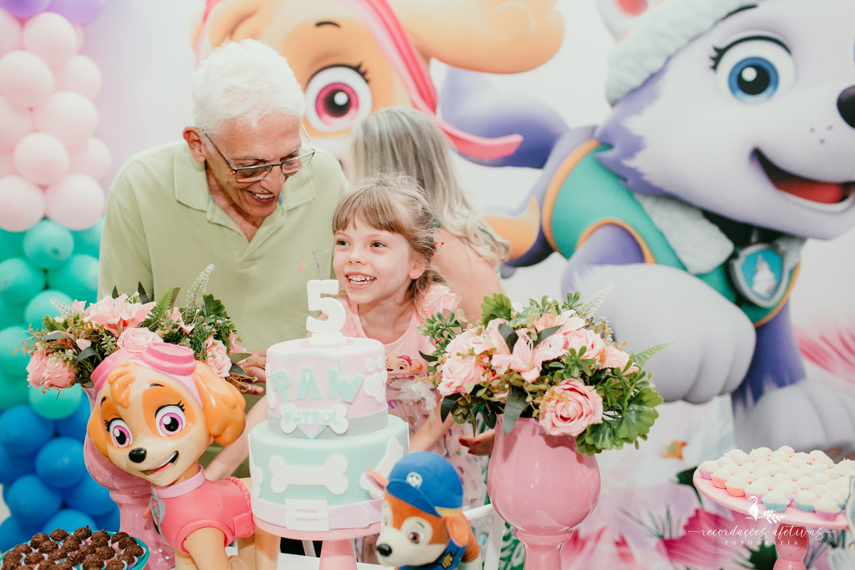Aniversário Infantil com tema Patrulha Canina realizado no Buffet Trem da Alegria em Salto - SP