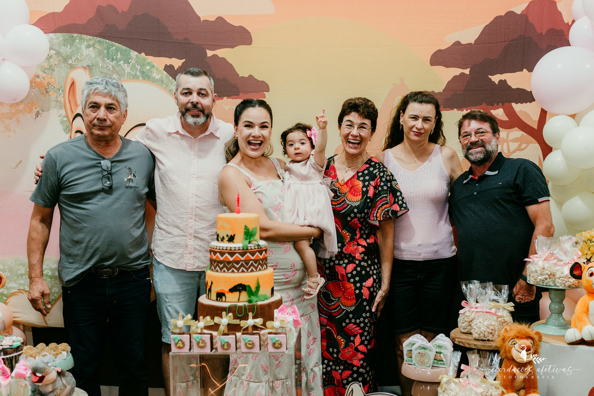 Aniversário 1 Aninho com tema O Rei Leão realizado no Buffet Aquarela Park em Sorocaba - SP