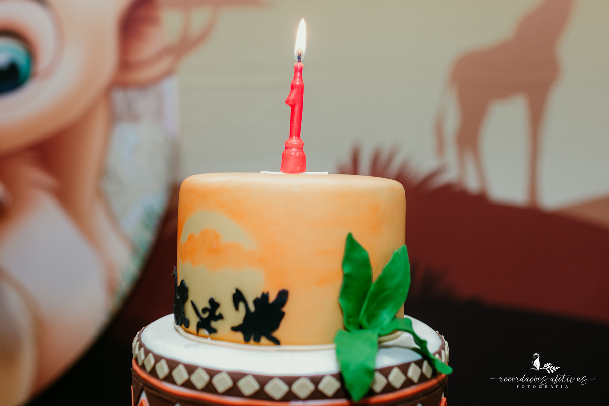 Aniversário 1 Aninho com tema O Rei Leão realizado no Buffet Aquarela Park em Sorocaba - SP